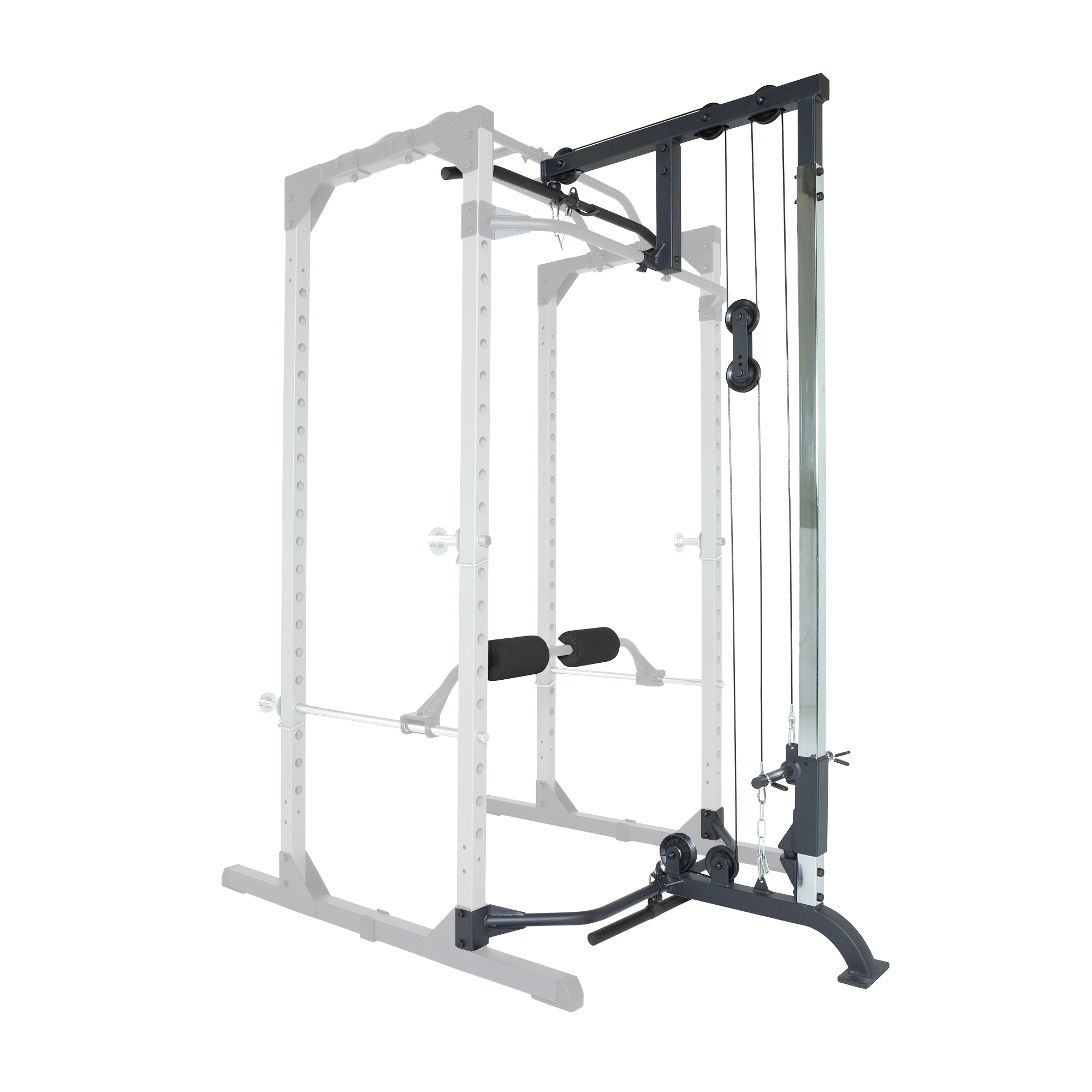 PROGEAR 310 Olympic Lat Pull Down and Low Row Cable Attachment for Progear 1600 Ultra Strength 800lb Weight Capacity Squat Stand Power Rack Cage with Lock-in J-Hooks - image 3 of 20