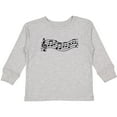 thumbnail image 3 of Inktastic Music Staff Musical Boys or Girls Long Sleeve Toddler T-Shirt, 3 of 5