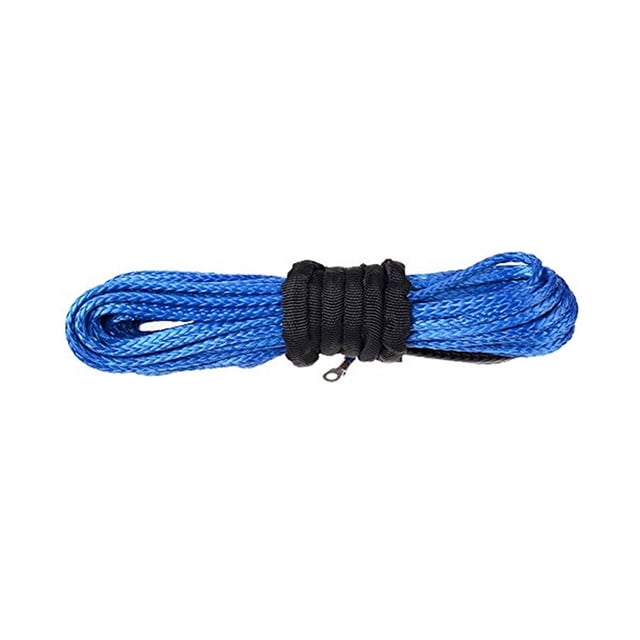 5/16" X 100' Orange Synthetic Winch Line Cable Rope 13000+ LBs With Sheath (ATV UTV 4X4 4WD OFFROAD)