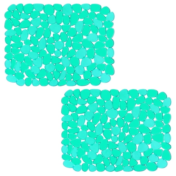 Bligli Pebble - Alfombrilla Para Fregadero De Acero Inoxidable Y Cerámica, Protectores De Fregadero Ecológicos De Pvc Para La Parte Inferior Del Fregadero De La Cocina, Platos Y Cristalería De Drenaje