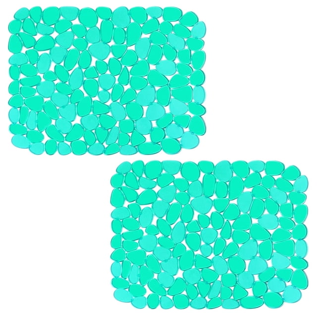 Bligli Pebble - Alfombrilla Para Fregadero De Acero Inoxidable Y Cerámica, Protectores De Fregadero Ecológicos De Pvc Para La Parte Inferior Del Fregadero De La Cocina, Platos Y Cristalería De Drenaje