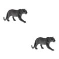 thumbnail image 2 of Justharion Amusant et Éducatif Simulation Animaux Figurines Jouets pour Enfants Panthère 2Set, 2 of 6