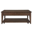 thumbnail image 1 of Liberty Furniture Lake House Table de Cocktail Relevable Brun Foncé avec Cubes de Rangement, Brun Rustique, 1 of 8