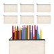 thumbnail image 4 of 10Pcs Canvas Pencil Pouch, DIY Craft Zipper Bags Blank Makeup Bags, 4 of 5
