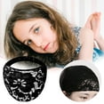 thumbnail image 4 of 4 PCS Lace Headbands for Women, Wide Headbands for Women Head Wraps, Floral Pearl Lace Elastic Headbands Hair Accessories for Weddings, Vacations & Daily Styling, Black, 4 of 6