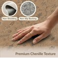 thumbnail image 6 of ODIKA 3'x5' Washable Throw Rug Stain Resistant, Low Profile, Non-Slip Warm Beige Elegance with Timeless Floral Motifs Intricate Border and Symmetrical Design for Entryway, Kitchen, Mudroom, 6 of 7