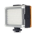 thumbnail image 3 of L104 Mini Luz LED Bicolor para Video 3200K/5600K, Ajuste de Brillo 0-100%, 1800LM, Ra97+, 104 LEDs, Soporte Doble Cold Shoe, Sin Batería, 3 of 6