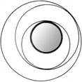 thumbnail image 2 of SAFAVIEH 7" Round Inner Circle Wire Mirror, Black, 2 of 5