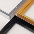 thumbnail image 3 of Creative Mark Illusions Aluminum Floater Frames 7/8" 2 Pack, 11x14" Black - No Glass or Backing, Floating Canvas Illusion Frames with Sleek Metal Exterior, Assembly Hardware Included, 3 of 7