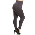 thumbnail image 4 of Women High Waist Leggings Cotton Compression Strechy Yoga Leggings Tommy Control Plus Size - (Charchol), 4 of 6