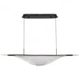 thumbnail image 6 of Nuvo Lighting Geneva 46 Inch LED Island Pendant Matte Black Silk Screened Acrylic Lens - Matte Black, 6 of 19