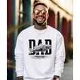 thumbnail image 3 of Dad Fish Sweatshirt Cozy Distressed Fishing Pullover for Father Gift for Fisherman White Sweatshirt Adult X-Large, 3 of 4