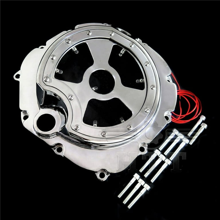 kntsページ HTT Motorcycle Chrome Right Side Engine Clutch Cover with