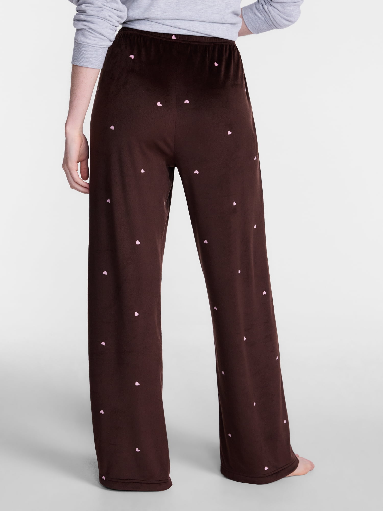 Joyspun Women's Velour Sleep Pants, Sizes XS-3X