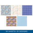 thumbnail image 3 of Roobee by Hello Hobby Dogs Paper Pad, Multicolor Design Scrapbook Paper, 50 Sheets, 25 Designs, 3 of 7