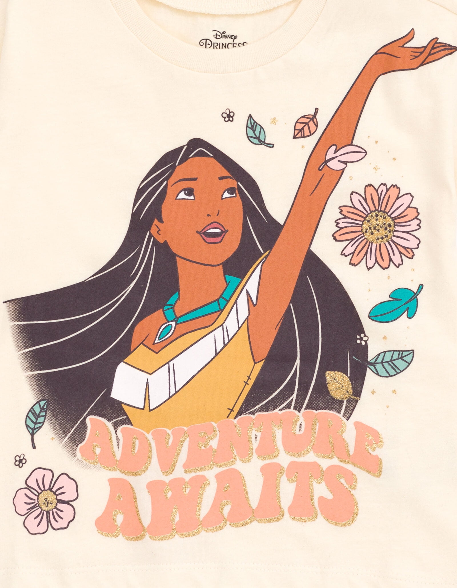 Disney Princess Pocahontas Toddler Girls T-Shirt and Pants Toddler to Big  Kid 