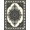 Black And Ivory, Pattern 4, variant on ODIKA 8'x10' Washable Area Rug Foyer Traditional Botanical Symmetrical Layout Delicate Entryway for Living Room, Under Sectional, Family , Durable, Non-Slip