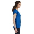 thumbnail image 2 of Gildan Womens 4.5 oz. SoftStyle Junior Fit V-Neck T-Shirt 3 Pack, 2 of 2