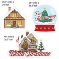 thumbnail image 2 of VictoryStore White Christmas Song Yard Outdoor Decorations, Waterproof Eco Friendly (8 Count), 2 of 7