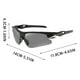 thumbnail image 3 of Gafas de sol para ciclismo para hombres y mujeres | Gafas deportivas para bicicletas al aire libre y cortavientos • Gafas de sol con protección UV • Armazón ligero y duradero • Lente antirreflejo, 3 of 3