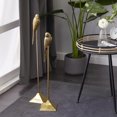 thumbnail image 2 of 33", 28"H Gold Aluminum Bird Sculpture, by DecMode (2 Count), 2 of 10