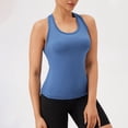 thumbnail image 6 of Ahdbta Workout Tank Tops for Women Sleeveless Gym Tops Seamless Racerback Athletic Running Gym Yoga Shirts, 6 of 9