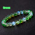 thumbnail image 1 of KUIZAP Bracelets en Cristal de Sirène Pierre de Lune Multicolore Mate Perle NM (Vert), 1 of 7