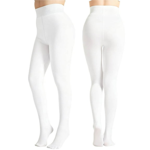 HAiming Kids Girl Fleece Lined Thremal Thick Legging Pants Winter Warm Solid Color Pantyhose Soft Cozy Yoga Tight