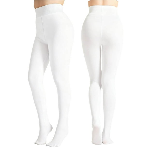 Pantalones largos de invierno para niños, de color liso, con forro polar y cintura alta, ajustados y gruesos, para yoga, deportivos, informales, de poliéster.