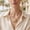 Color3, variant on PISONIC 18K Gold Plated Stainless Steel Rope Cord Necklace for Women, Inlaid Imitation Pearl Ocean Pendant Choker with Starfish, Scallop, Conch & Heart Charms, Beach Vacation Collarbone Jewelry