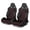 Black Suede w/ Burgundy Mesh Fabric, Pair, variant on Spec-D Tuning Black Premium Suede w/ Blue Mesh Fabric, Fully Reclinable Racing Seat w/Dual Sliders, 4 Point Harness Compatible, 1 Seat