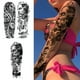 thumbnail image 2 of (TQB241-244-290) 3 uds pegatinas tatuaje brazo serie personajes Zeus God 170*480mm pegatinas tatuaje corporal unisex, 2 of 9