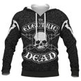 thumbnail image 3 of 2023 Nueva moda Otoño Sudadera con capucha de calavera para hombre Sudadera con capucha con estampado 3D para hombre Sudadera con capucha de manga larga Sudadera de moda, 3 of 5