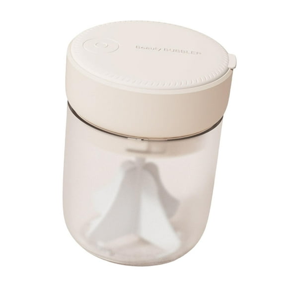 Electric Bubble Former 6400RPM Facial for Travel Household White