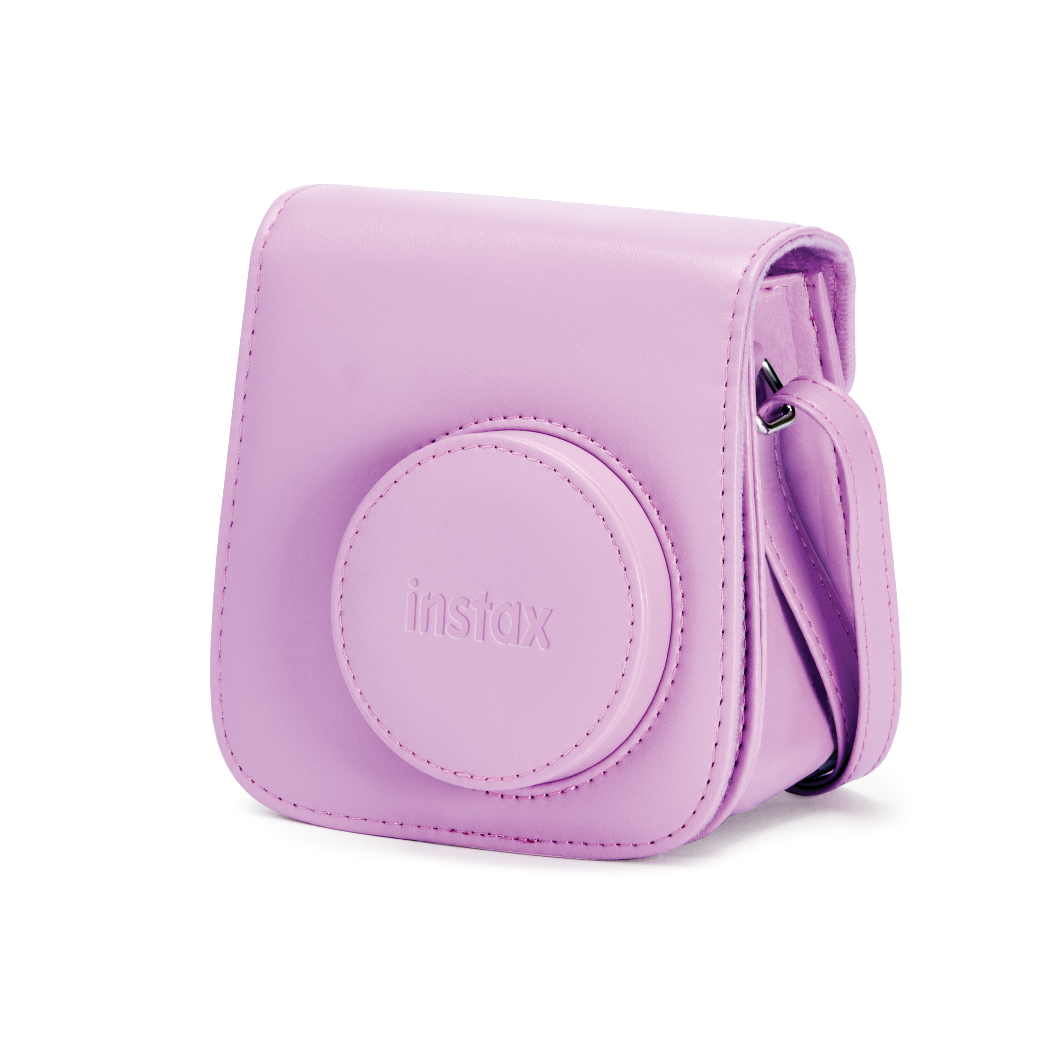 Custodia Protettiva CAIYOULE Per Fotocamera Fujifilm Instax Mini 7+/7s/7c – In Pelle PU Bianca Con Tracolla Regolabile E Copertura Frontale Staccabile
