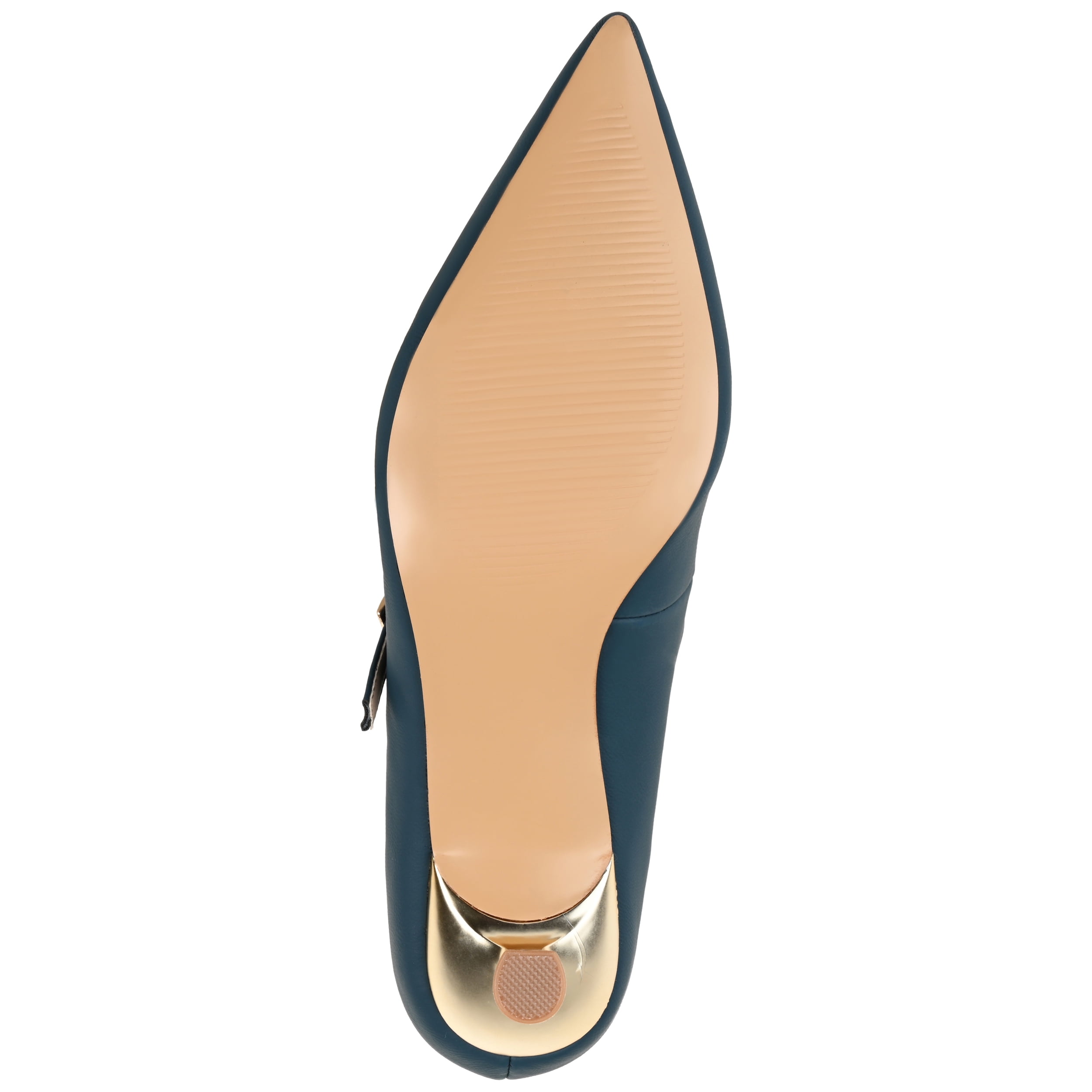 Journee Womens Manza Kitten Heel Mary Jane Pointed Toe Pumps, Widths Available