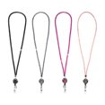 thumbnail image 2 of 4 Pieces Crystal Lanyard Necklace with Retractable Badge Holder Set Bling Rhinestone Crystal Lanyard Strap with Keyring, 2 of 7