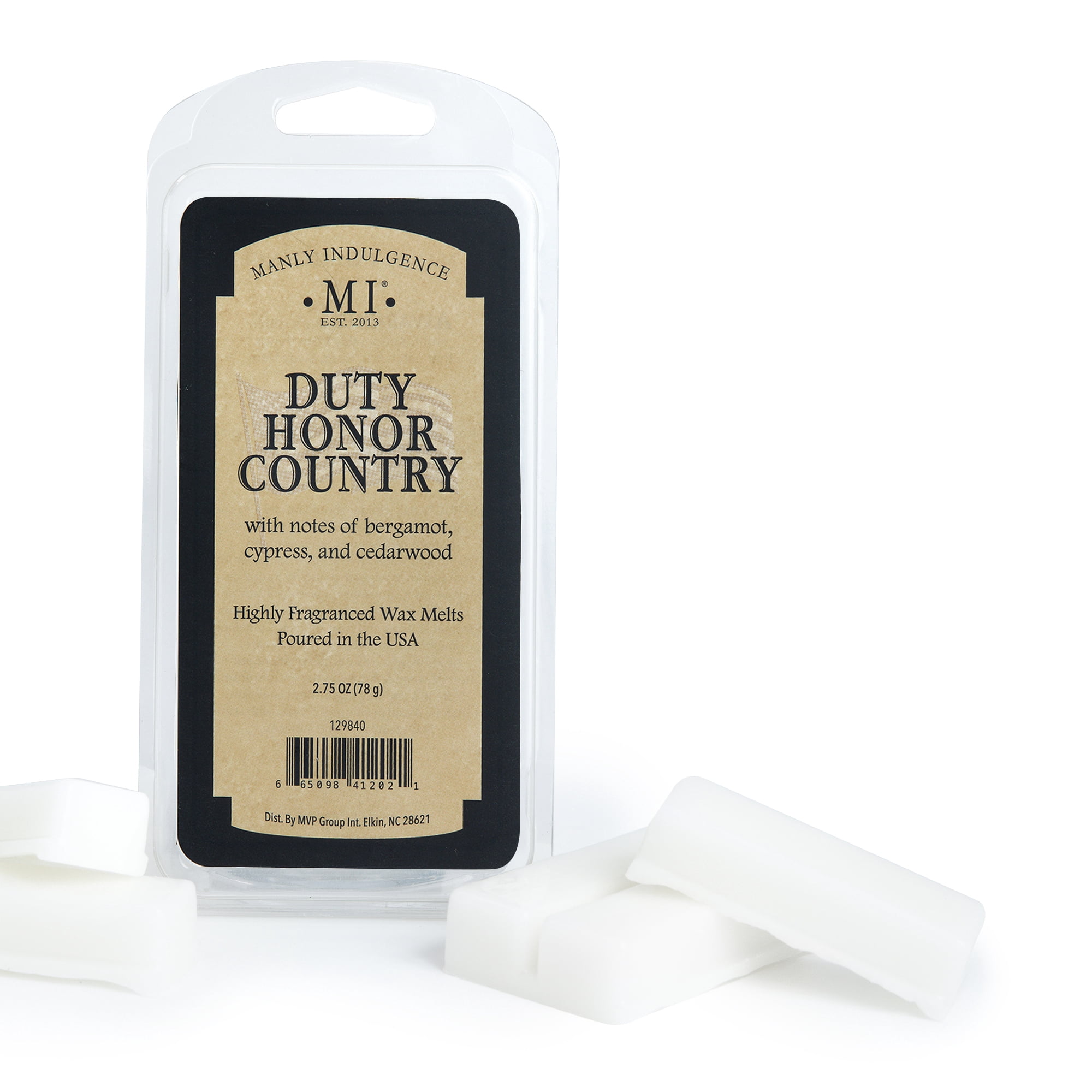 2.75oz Wax Melts Duty, Honor, Country