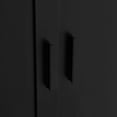 thumbnail image 6 of Urli Modern Double Door Storage Cabinet with Adjustable Shelves, Black, 6 of 10