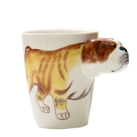 

Thai hand-painted three-dimensional animal Mug ceramic coffee cup boyfriend birt