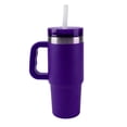 thumbnail image 5 of Ozark Trail 18 oz Stainless Steel Insulated Tumbler with Handle, Purple, 5 of 9