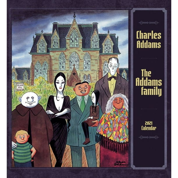 Charles Addams The Addams Family 2021 Wall Calendar