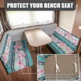thumbnail image 2 of Garronmavis Hummingbird Cherry Blossom Aztec RV Dinette Cushion Covers RV Stretch Sofa Seat Slipcovers Wood Panels Camper Couch Cushion Covers 2 PCS Loveseat Slipcovers RV Interior Decor, 2 of 7