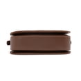 thumbnail image 4 of Leather Blend Cowhide Crossbody Bag, Women's Retro Lock Saddle Shoulder Purse, 4 of 8
