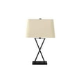 thumbnail image 4 of Monarch Specialties Lighting, 25"h, Table Lamp, Usb Port Included, Black Metal, Beige Shade, Transitional, 4 of 6
