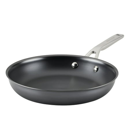 KitchenAid NITRO Carbon 10 Inch Steel Skillet, Induction Compatible, Metal Utensil, Broiler and Oven Safe to 750°F, Black