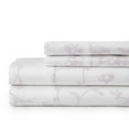 thumbnail image 3 of Shabby Chic Floral Printed & Solid 300 Thread Count 100-percent Cotton Sateen Sheet Set by Southshore Fine Linens, 3 of 3