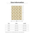 thumbnail image 5 of Disketp Corn Sunflowers Cozy Flannel Fleece Throw Blanket: Has a velvety texture for All Seasons - Perfect for Women, Men, & Kids"50"x40", 5 of 6