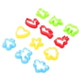 thumbnail image 4 of Miangastore Durable Plastic Clay Cutter Set with Embossing Molds for Kids Play and Learning 12pcs, 4 of 9