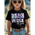 thumbnail image 1 of 2nd Grade "Bruh We Back" Humorous Graphic T-Shirt for Kids - Street Style Casual Round Neck Tee with Vibrant Print, Perfect for School or Casual attire, 2nd Grade Tshirt, 1 of 6